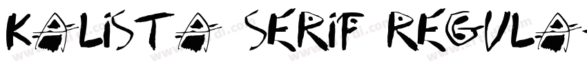 Kalista Serif Regula字体转换